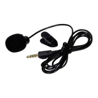 Imagem de Microfone Lapela Celular Smartphone Profissional Stereo P3 - XCELL