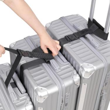 Imagem de Alças de Bagagem Vigorport Add-A-Bag - Nylon Preto Elástico