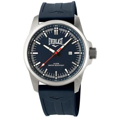 Imagem de Relógio Masculino Everlast Azul À Prova D`Água 100 M E16530