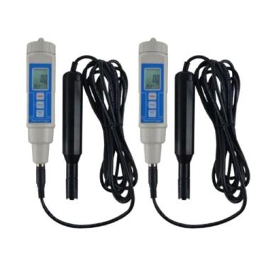 Imagem de Kit 2 Medidor Oxigênio Dissolvido Digital Escala 0 A 20,0Mg/l Memória 