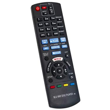 Imagem de Allimity Controle remoto de substituição N2QAYB001031 adequado para leitor de Blu-ray Disc Panasonic DMP-BDT375 DMP-BDT374 DMP-BDT373 DMP-BDT371 DMP-BDT370EB DMP-BDT271GN DMP-BDT270GN DMP-BDT370GN