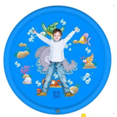 Imagem de Splash Pad Sprinkler Esteira 100cm Piscina Inflável Infantil Brastoy
