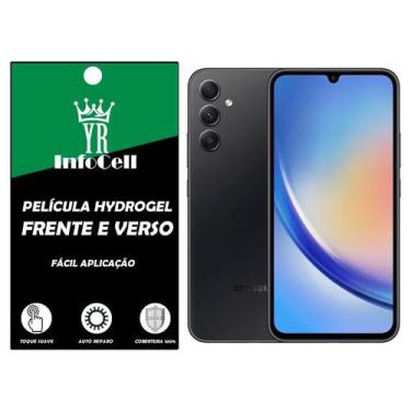 Imagem de Película Hydrogel Frente e Verso HD Galaxy A34 - YR InfoCell