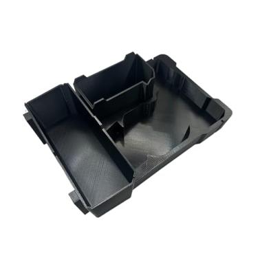 Imagem de Jonah Pope Design com inserção impressa em 3D projetada para Milwaukee Packout Organizer e pistola de calor M18 (preto)