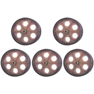 Imagem de Kit C/5 - Roda Para Carrinho Feira Pc - KAORI