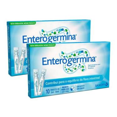 Imagem de Kit 2 Enterogermina com 10 Frascos cada