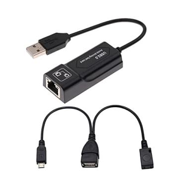 Imagem de Prettyia Adaptador Ethernet e cabo USB para micro USB para dispositivos de streaming de mídia – para Fire Sticks 2ª e TV 3ª geração