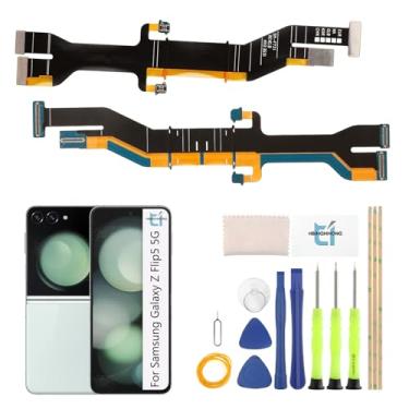 Imagem de HBIHGHHONG Cabo flexível para placa mãe Samsung Galaxy Z Flip 5 5G de substituição para Samsung Z Flip5 5G SM-F731U, SM-F731U1, SM-F731W LCD Spin Axis Mainboard Flex Cable Parts
