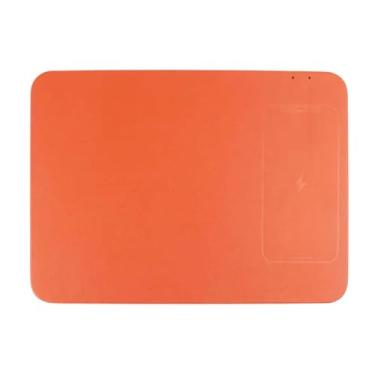 Imagem de BaotyJie Charging Mouse Pad Protecção portátil de curto -circuito sobre proteção de tensão Versátil Compact for Desk eSports Pros, Laranja