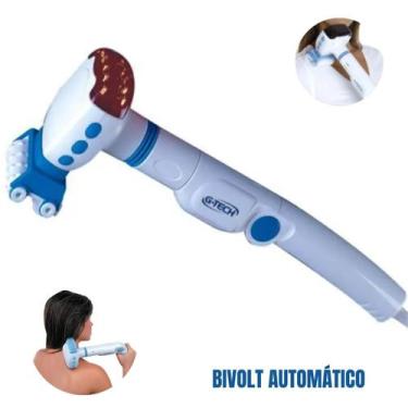 Imagem de G-tech Massageador Elétrico Infravermelho Cor Branco/azul 110v/220v - 