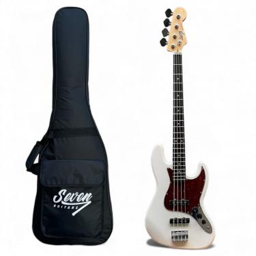 Imagem de Contrabaixo J. Bass Seven Sjb-47 Wh Branco 4c Com Bag