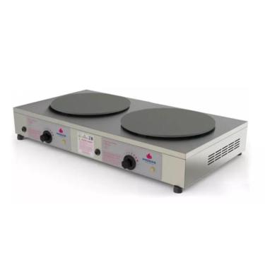 Imagem de Chapa Crepe Francês Dupla Redonda Elétrica PRKF-202E 127v - Progás