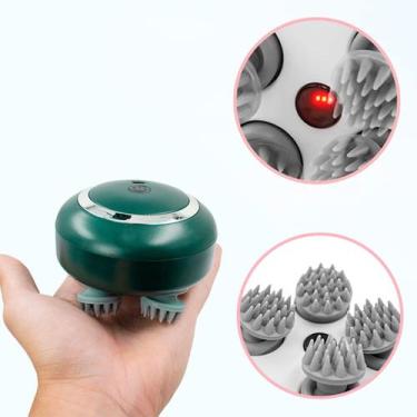 Imagem de Massageador de Cabeça Portátil Sem Fio USB Verde - shop mix