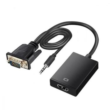 Imagem de Conversor Vga X Hdmi Com cabo P2 e Usb