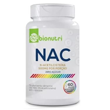 Imagem de Nac N-Acetil Premium 60 Cápsulas 500mg BioNutri
