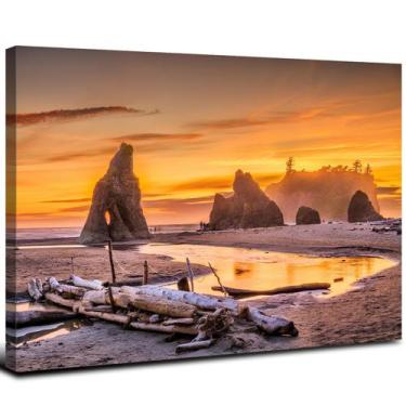 Imagem de Arte de parede Olympic Sunset Landscape Print 40x60cm - sunfrower
