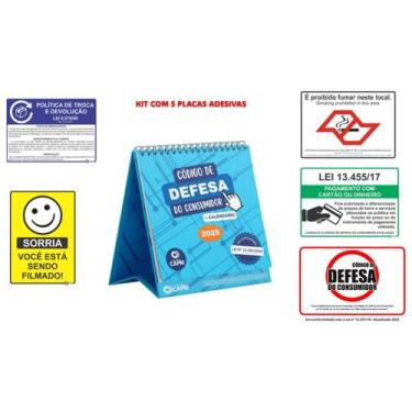 Imagem de Livro Código de Defesa do Consumidor Com Calendário 2025 e 2026 - Kit 