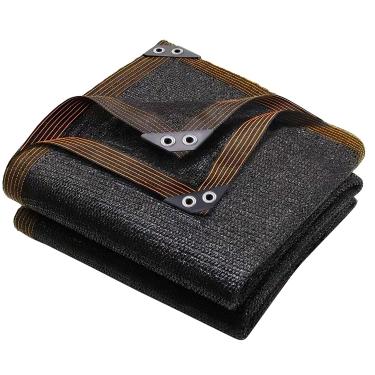 Imagem de winemana Tela De Sombra 50% Preta, Lona Malha 3,3 X 13,3 Pés Para Estufa Jardim, Pátio, Proteção Contra O Calor Plantas, Cobertura Áreas Externas, Rede Resistente Com Ilhós Galinheiro Em Crescimento