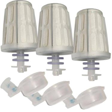 Imagem de Kit 3 Vela Refil Filtro Talha Barro Gravidade Carvão Ativado