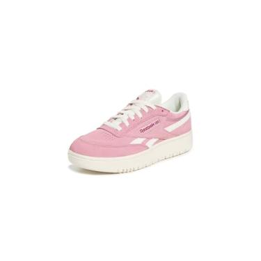Imagem de Reebok Tênis feminino Club C Double Revenge, Rosa empoeirado/giz/giz, 34