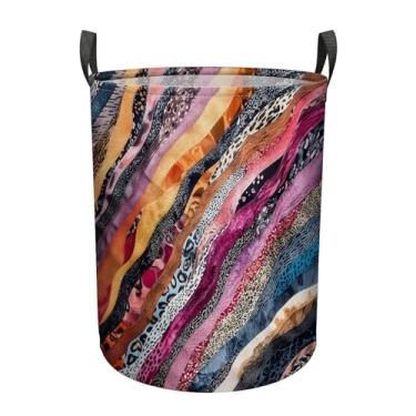 Imagem de Cesto de roupa suja dobrável com alças, grande cesto de armazenamento dobrável para homens, mulheres, adolescentes, adultos, organizador de tecido de lona impermeável para roupas, brinquedos, berçário