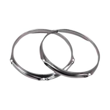 Imagem de Milageto Batrocos de bumbo de tambor de batedor de tambor 6 buraco peças de reposição componentes de instrumento de percussão, 11 Inch