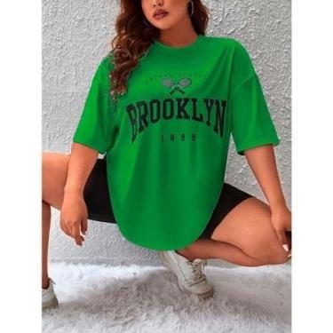 Imagem de Camiseta 1898 Rosa Choque Manga 3/4 Gola redonda Garota Longo Life Sty