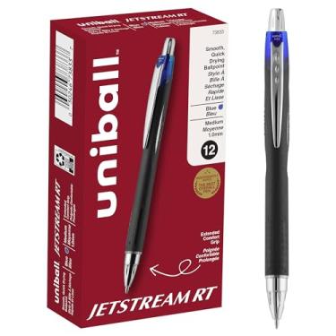 Imagem de uni-ball 73833 Jetstream RT Canetas esferográficas, ponta em negrito (1,0 mm), azul, 12 unidades