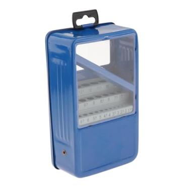 Imagem de WeiLaiKeQi Twist Brill Brill Index Case Twist Drill Holder Scale Marking Organizer for Carpentry Metalworking, 18cmx105cmx55cm