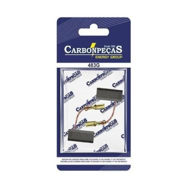 Imagem de Escovas de Carvão Para Esmerilhadeira Bosch GBR-15/ GWA13-125 - Carbon