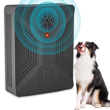 Imagem de GIANAC Dispositivo antilatido, dispositivos ultrassônicos de dissuasão de latidos de cães, dispositivos de controle de latidos recarregáveis, silenciador de latido para cães com 3 modos, caixa de