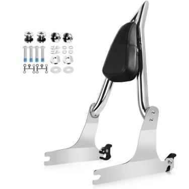 Imagem de kekykm 2006-2017 Chrome Dyna encosto traseiro do passageiro Sissy Bar para Harley Dyna Street Bob FXDB Low Rider FXDL FXDLS Super Glide FXD 06-14 Wide Glide FXDWG 06-08 FXDSE 07-08