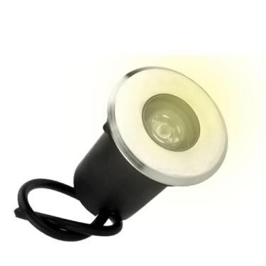 Imagem de 2 Balizador Led De Solo Chão Jardim 1w Embutir Blindado Piso - VLED, 6