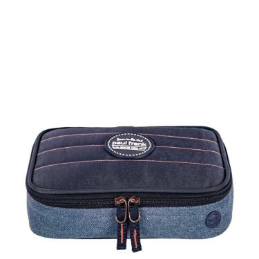 Imagem de Estojo Pual Frank em Jeans com Divisória - INMETRO