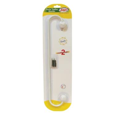Imagem de JAPI JBSB Porta Toalha Bastao, Kit Samba, Branco