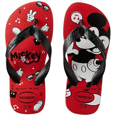 Imagem de Chinelo Vermelho Rubi/Preto Top Disney Havaianas Adult Licenses n° 31/32