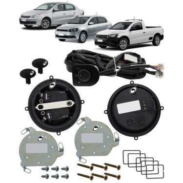 Imagem de Kit Retrovisor Elétrico Simples Gol Saveiro Voyage G5 G6 G7 Tragial