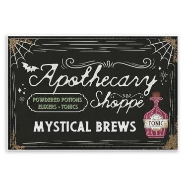 Imagem de Stupell Industries Mystical Brews Apothecary Shoppe Wall Plaque Art Design por Jennifer Pugh, 15 x 10