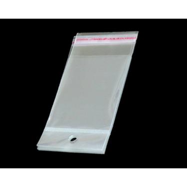 Imagem de Saco 12x18cm Adesivado Vabene Plástico Transparente Com Solapa 500 Unidades