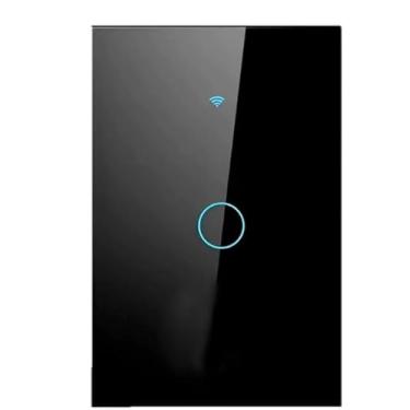 Imagem de Interruptor Inteligente Wifi 4x2 Touch Alexa Cor Preto 110v/220v - Avant Neo