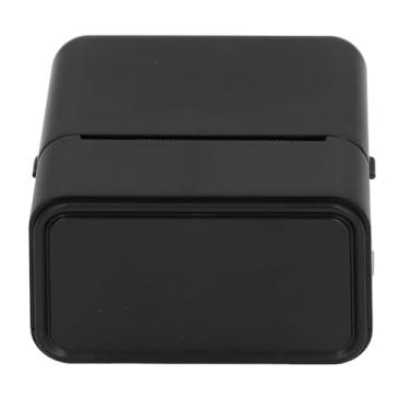 Imagem de Impressora de Etiqueta Térmica, Impressora de Etiqueta BT Mini Operação Simples 203DPI Para Pequenas Empresas Para Datação Preços Remessa Código Barras (Preto)