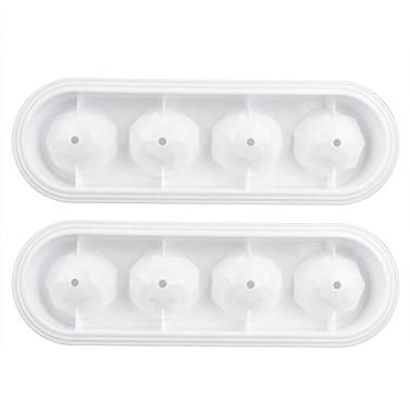 Imagem de Bandejas de Cubo de Gelo para Zer, 2pcs 4 Bandejas Gelo para Zer Com Tampa Cubo Barra Com Tampa Uísque