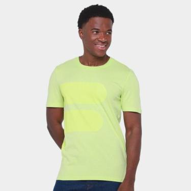 Imagem de Camiseta Fila Graphic Masculina, Verde limão, P