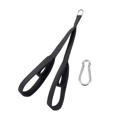 Imagem de Colaxi Cabo de fixação de corda de tríceps, corda de puxar para bíceps, extensão de puxar para baixo, alças de exercício, equipamento de treino