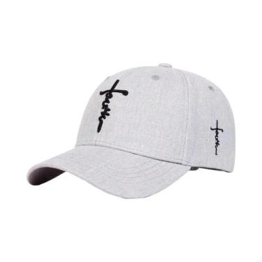 Imagem de Boné de Beisebol Unissex de Algodão Bordado - Chapéu Snapback para Pri