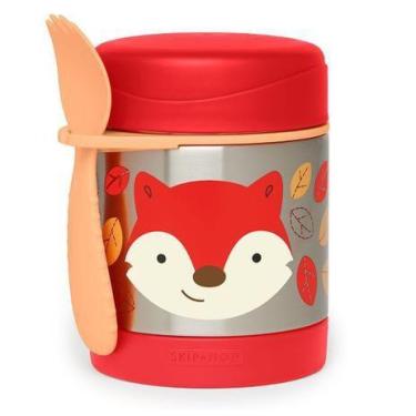 Imagem de Pote Térmico com Talher Zoo Skip Hop Raposa