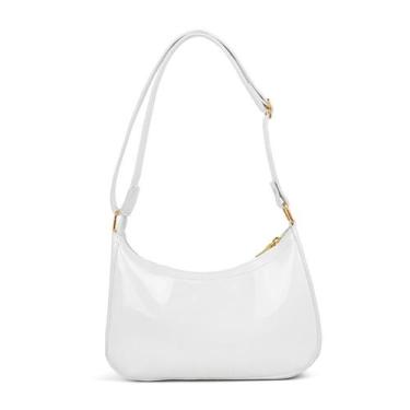 Imagem de Bolsa Feminina Pequena Clutch Shoulder Bag Alça De Ombro Verniz Lançam