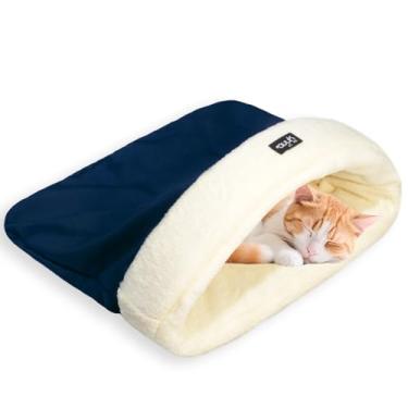 Imagem de Gato Saco De Dormir Para Gato Caminha Toquinha Casinha Toca Casa (Marinho)