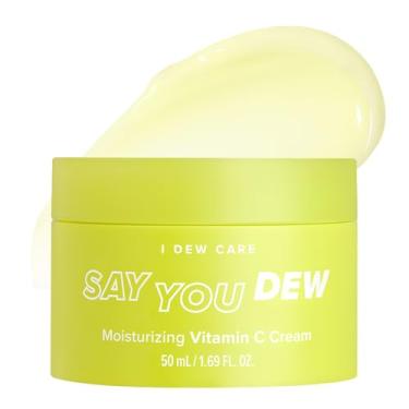Imagem de I DEW CARE Hidratante facial com vitamina C - Say You Dew | Rotina coreana de cuidados com a pele pantenol, niacinamida, não irritante, hidrata e ilumina a pele de vidro mais suave, recheios de cesta