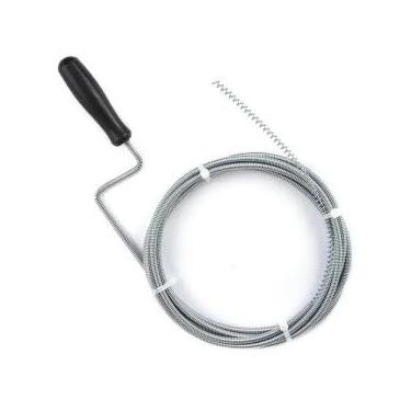 Imagem de Desentupidor de Aço Tufão, 5 Metros, para Ralo, Pia, Tanque, Banheiro e Cozinha
